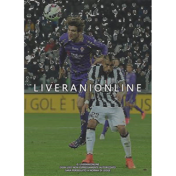 Coppa Italia TIM Cup 2014/2015 Semifinale Andata Torino - 05.03.2015 Juventus-Fiorentina Nella Foto: alonso e arturo vidal /Ph.Vitez-Ag. Aldo Liverani