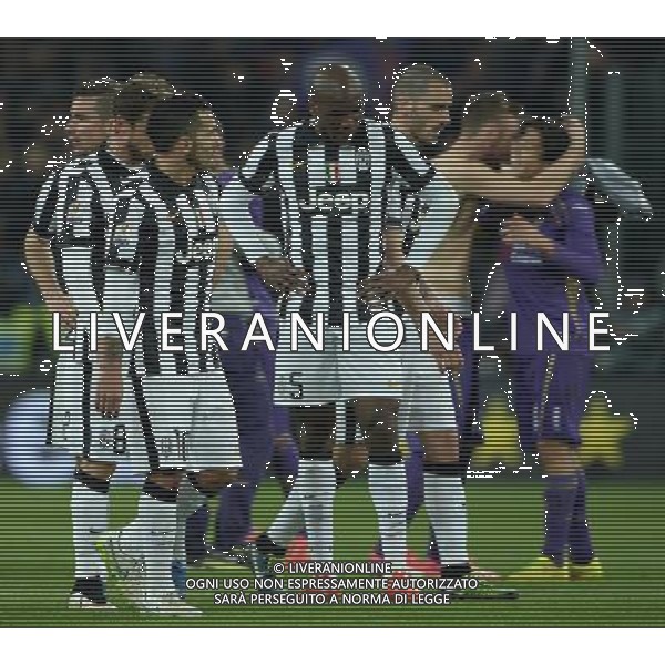Coppa Italia TIM Cup 2014/2015 Semifinale Andata Torino - 05.03.2015 Juventus-Fiorentina Nella Foto: delusione juventus /Ph.Vitez-Ag. Aldo Liverani