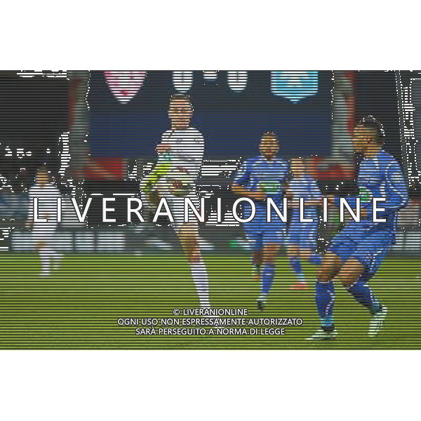 Gaetan COURTET - 05.03.2015 - Brest / Auxerre - 1/4Finale Coupe de France Photo : Maxime Kerriou / Icon Sport AG ALDO LIVERANI SAS ONLY ITALY