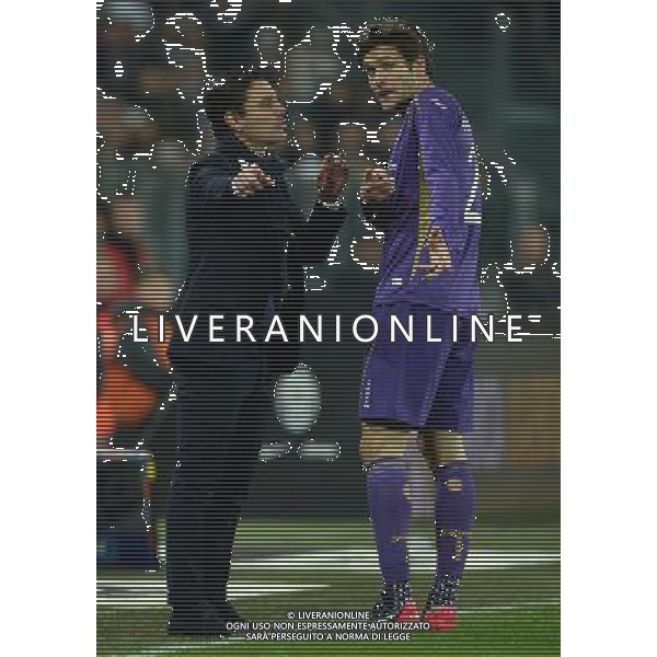 Coppa Italia TIM Cup 2014/2015 Semifinale Andata Torino - 05.03.2015 Juventus-Fiorentina Nella Foto:Montella Vincenzo-Alonso Marcos /Ph.Vitez-Ag. Aldo Liverani
