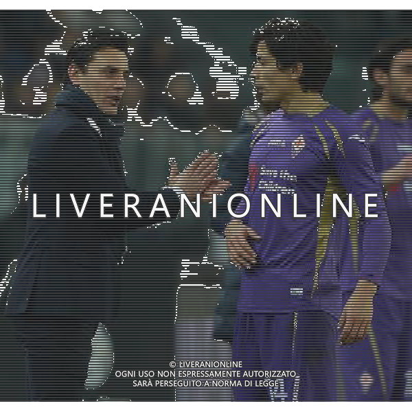 Coppa Italia TIM Cup 2014/2015 Semifinale Andata Torino - 05.03.2015 Juventus-Fiorentina Nella Foto:Montella Vincenzo-Fernandez Matias /Ph.Vitez-Ag. Aldo Liverani