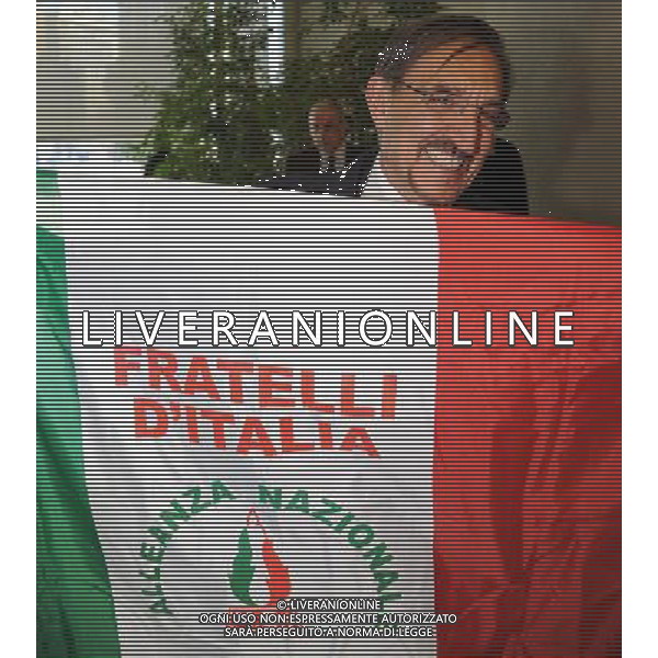 Conferenza Stampa Giorgia Meloni e Matteo Salvini Milano - 06.03.2015 Nella Foto:Ignazio La Russa /Ph.Vitez-Ag. Aldo Liverani