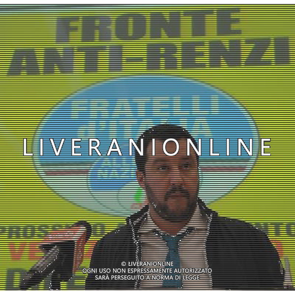 Conferenza Stampa Giorgia Meloni e Matteo Salvini Milano - 06.03.2015 Nella Foto:Matteo Salvini /Ph.Vitez-Ag. Aldo Liverani