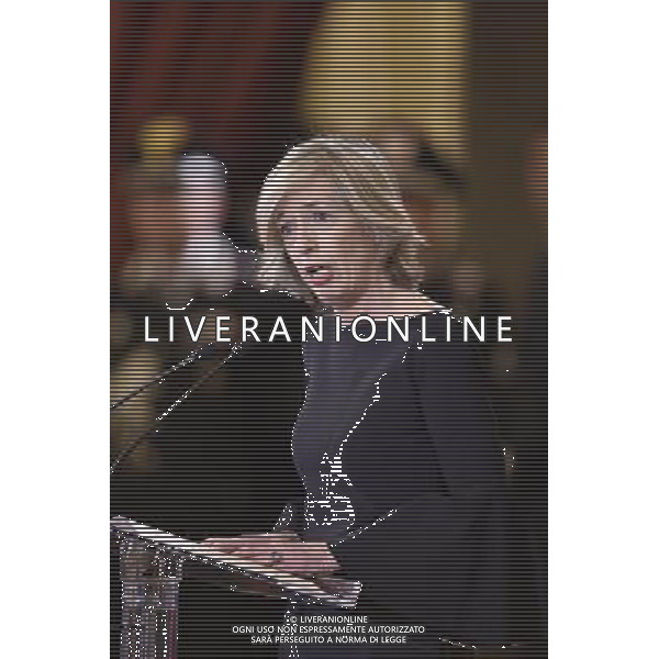 Celebrazioni della \'Giornata Internazionale della Donna\' dedicata quest\'anno al tema \'Donne per la Terra\' al Palazzo del Quirinale a Roma 07 marzo 2015 nella foto Stefania Giannini ©Corradetti/Agenzia Aldo Liverani sas