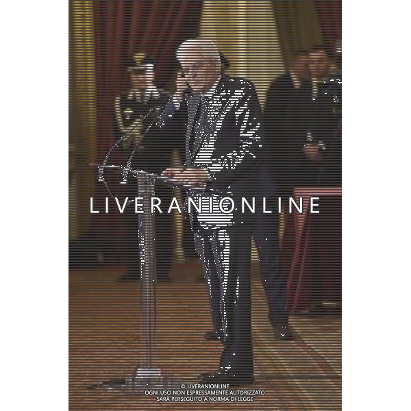 Celebrazioni della \'Giornata Internazionale della Donna\' dedicata quest\'anno al tema \'Donne per la Terra\' al Palazzo del Quirinale a Roma 07 marzo 2015 nella foto il Capo dello Stato Sergio Mattarella ©Corradetti/Agenzia Aldo Liverani sas