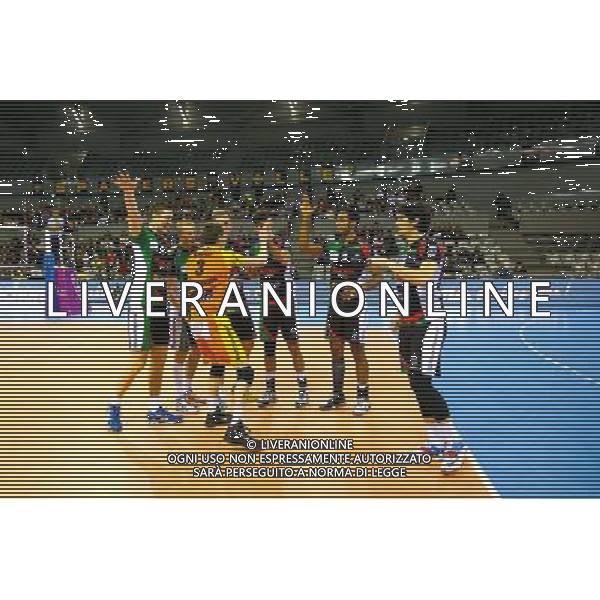 Joie joueurs Tourcoing - 05.03.2015 - Toulouse / Tourcoing - 23eme journee de Ligue A Photo : Manuel Blondeau / Icon Sport /Agenzia Aldo Liverani sas - ITALY ONLY - EDITORIAL USE ONLY