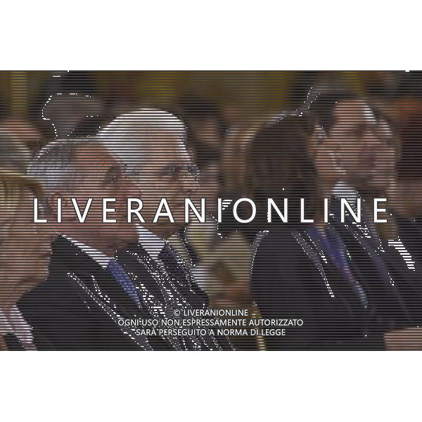 Roma - 07/03/2015 - Palazzo del Quirinale - Celebrazione della \' Giornata Internazionale della Donna \' - nella foto: SMattarella seduto al fianco di Pietro Grasso / Ph. Fabrizio Corradetti - Ag. Aldo Liverani sas