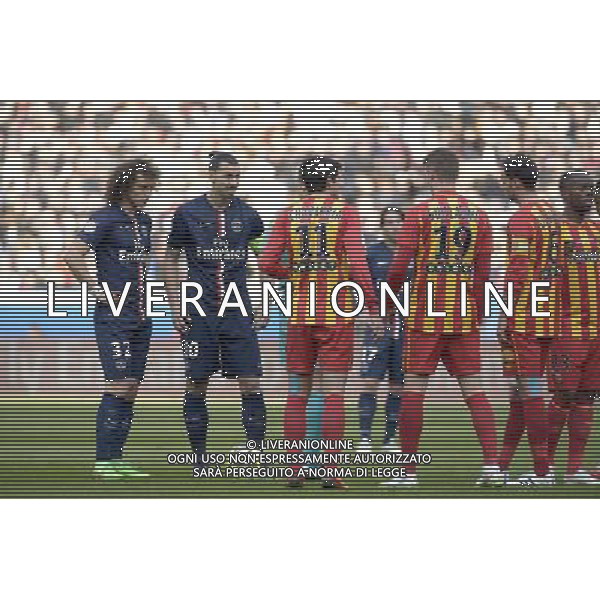 David Luiz / Zlatan Ibrahimovic - 07.03.2015 - PSG / Lens - 28eme journee de Ligue 1 Photo : Andre Ferreira / Icon Sport /Agenzia Aldo Liverani sas - ITALY ONLY - EDITORIAL USE ONLY