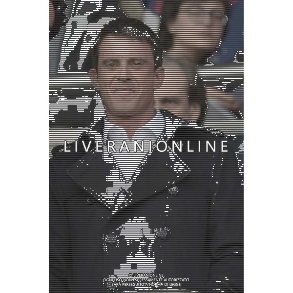 Manuel Valls - 07.03.2015 - PSG / Lens - 28eme journee de Ligue 1 Photo : Andre Ferreira / Icon Sport /Agenzia Aldo Liverani sas - ITALY ONLY - EDITORIAL USE ONLY