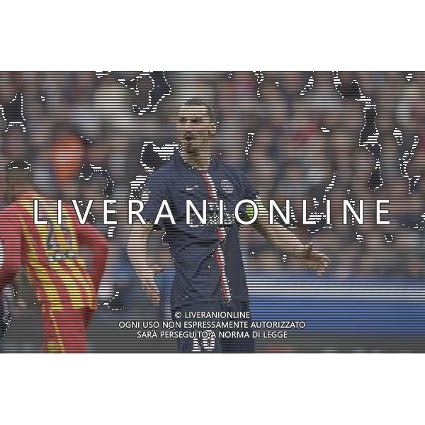 Zlatan Ibrahimovic - 07.03.2015 - PSG / Lens - 28eme journee de Ligue 1 Photo : Andre Ferreira / Icon Sport /Agenzia Aldo Liverani sas - ITALY ONLY - EDITORIAL USE ONLY