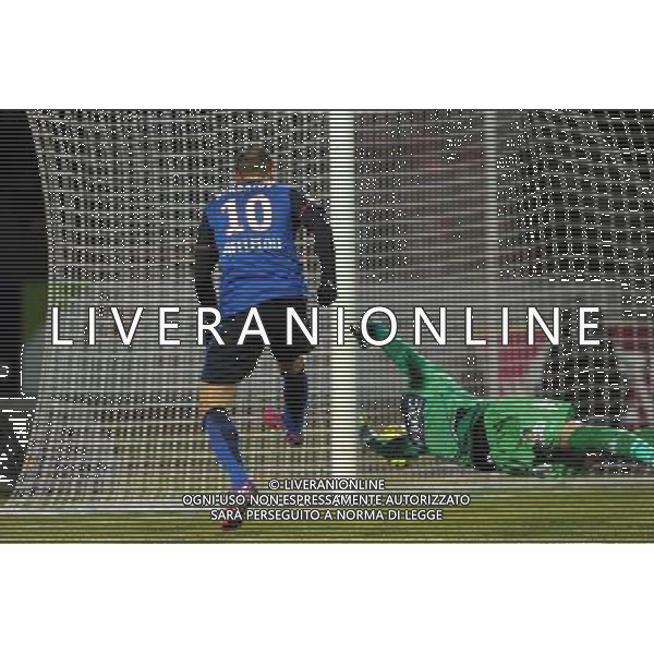 BUT DE Dimitar BERBATOV - 07.03.2015 - Evian Thonon / Monaco - 28eme journee de Ligue 1 Photo : Jean Paul Thomas / Icon Sport /Agenzia Aldo Liverani sas - ITALY ONLY - EDITORIAL USE ONLY