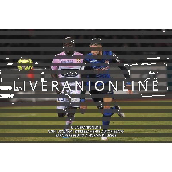 Dany NOUNKEU / Yannick FERREIRA CARRASCO - 07.03.2015 - Evian Thonon / Monaco - 28eme journee de Ligue 1 Photo : Jean Paul Thomas / Icon Sport /Agenzia Aldo Liverani sas - ITALY ONLY - EDITORIAL USE ONLY