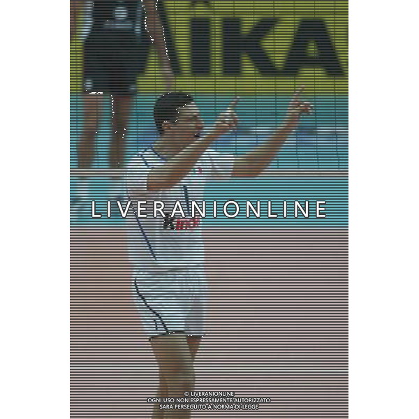 Verona 29/06/2003 World League 2003 Italia - Germania Volley nella foto MASTRANGELO LUIGI foto Paola Garbuio/Agenzia Aldo Liverani