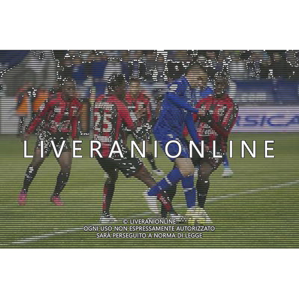 Ryad BOUDEBOUZ - 07.03.2015 - Bastia / Nice - 28eme journee de Ligue 1 Photo : Michel Maestracci / Icon Sport /Agenzia Aldo Liverani sas - ITALY ONLY - EDITORIAL USE ONLY