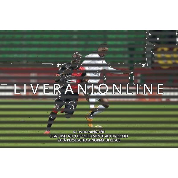 Cheik MBENGUE / Bouna SARR - 07.03.2015 - Rennes / Metz - 28eme journee de Ligue 1 Photo : Vincent Michel / Icon Sport /Agenzia Aldo Liverani sas - ITALY ONLY - EDITORIAL USE ONLY
