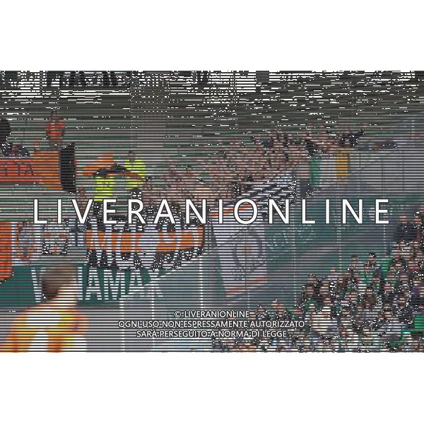 SUPPORTERS DE LORIENT - 08.03.2015 - Saint Etienne / Lorient - 28eme journee de Ligue 1 Photo : Jean Paul Thomas / Icon Sport AG ALDO LIVERANI SAS ONLY ITALY