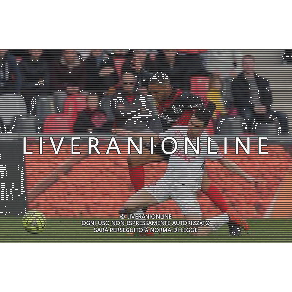 Sylvain MARVEAUX / Sebastien CORCHIA - 08.03.2015 - Guingamp / Lille - 28eme journee de Ligue 1 Photo : Vincent Michel / Icon Sport *** Local Caption *** AG ALDOL IVERANI SAS ONLY ITALY *** Local Caption *** AG ALDOL IVERANI SAS ONLY ITALY