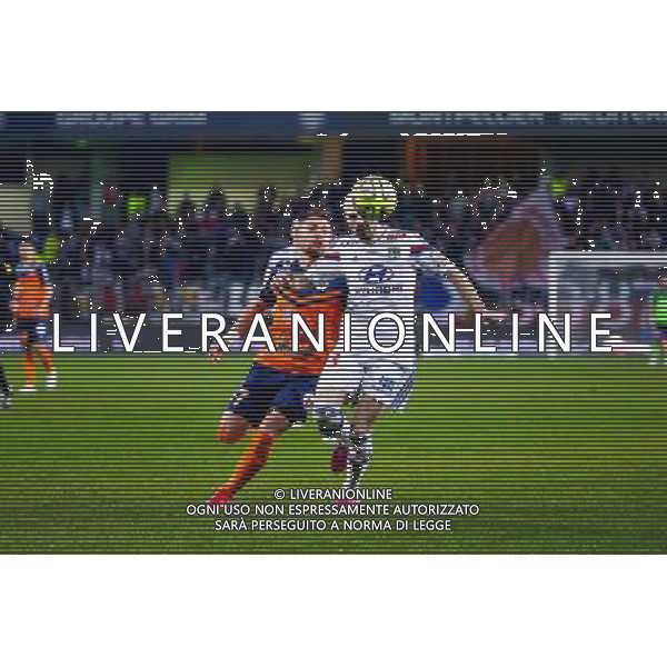 Christophe Jallet / Anthony Mounier - 08.03.2015 - Montpellier / Lyon - 28eme journee de Ligue 1 Photo : Andre Delon / Icon Sport *** Local Caption *** AG ALDO LIVERANI SAS ONLY ITALY *** Local Caption *** AG ALDO LIVERANI SAS ONLY ITALY