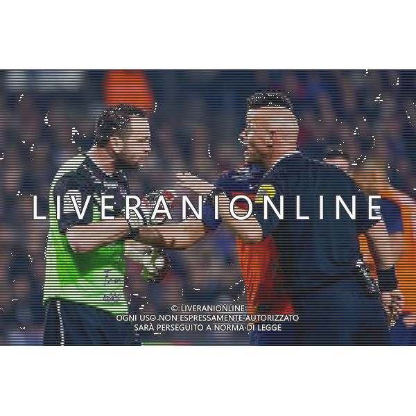 Geoffrey Jourdren / Amaury Delerue - 08.03.2015 - Montpellier / Lyon - 28eme journee de Ligue 1 Photo : Andre Delon / Icon Sport *** Local Caption *** AG ALDO LIVERANI SAS ONLY ITALY *** Local Caption *** AG ALDO LIVERANI SAS ONLY ITALY