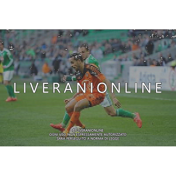 Walid MESLOUB - 08.03.2015 - Saint Etienne / Lorient - 28eme journee de Ligue 1 Photo : Jean Paul Thomas / Icon Sport AG ALDO LIVERANI SAS ONLY ITALY