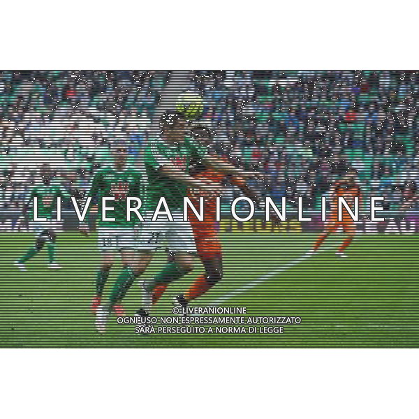 Romain HAMOUMA - 08.03.2015 - Saint Etienne / Lorient - 28eme journee de Ligue 1 Photo : Jean Paul Thomas / Icon Sport AG ALDO LIVERANI SAS ONLY ITALY