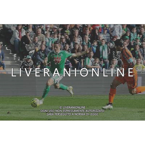 Romain HAMOUNA - 08.03.2015 - Saint Etienne / Lorient - 28eme journee de Ligue 1 Photo : Jean Paul Thomas / Icon Sport AG ALDO LIVERANI SAS ONLY ITALY