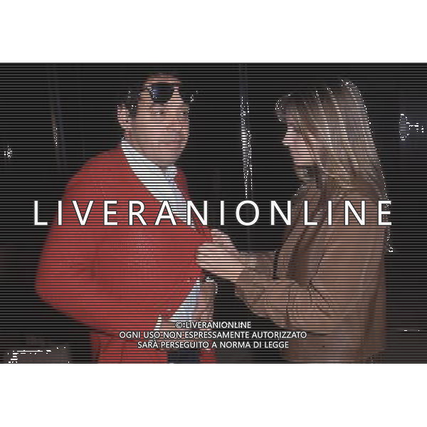 GIANNI BONCOMPAGNI CONDUTTORE, AUTORE E REGISTA TELEVISIVO CON ISABELLA FERRARI - RETROSPETTIVA ©ARCHIVIO AGENZIA ALDO LIVERANI SAS