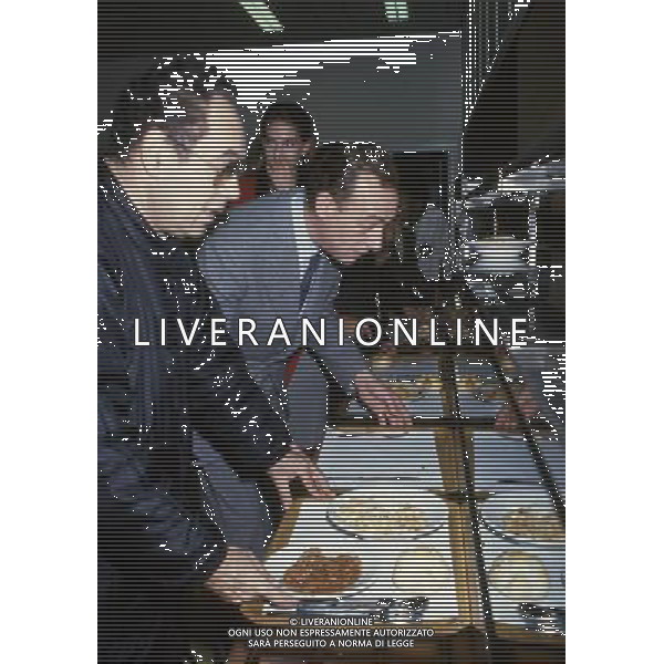 GIANNI BONCOMPAGNI CONDUTTORE, AUTORE E REGISTA TELEVISIVO CON AMEDEO D\'AOSTA SAVOIA NEL 1986 - RETROSPETTIVA ©ARCHIVIO AGENZIA ALDO LIVERANI SAS
