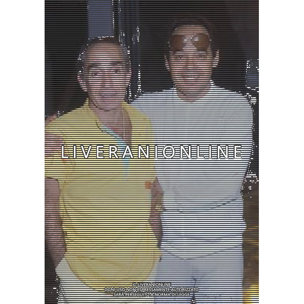 GIANNI BONCOMPAGNI CONDUTTORE, AUTORE E REGISTA TELEVISIVO CON DON LURIO NEL 1983 - RETROSPETTIVA ©ARCHIVIO AGENZIA ALDO LIVERANI SAS