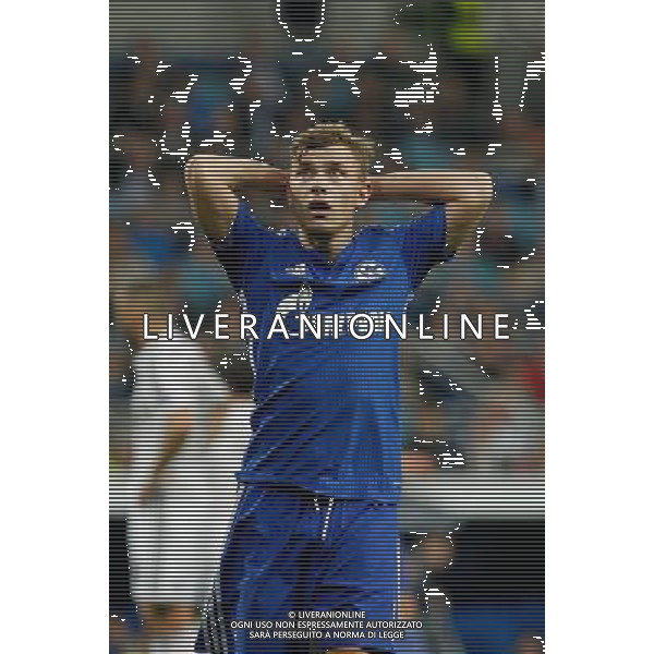 firo : 10.03.2015 Fu§ball, CL, Champions League, Saison 2014/2015, Achtelfinale,RŸckspiel, Real Madrid - FC Schalke 04 3:4 EnttŠuschung, Max Meyer. $worldrights,Es gelten unsere AGB, einsehbar auf www.firosportphoto.de, copyright by firo sportphoto: Coesfelder Str. 207 D-48249 DŸlmen www.firosportphoto.de mail@firosportphoto.de (V o l k s b a n k B o c h u m - W i t t e n ) BLZ.: 430 601 29 Kt. Nr.: 341 117 100 Tel:Ê +49-2594-9916004 Fax:Ê+49-2594-9916005 AG ALDO LIVERANI SAS ONLY ITALY