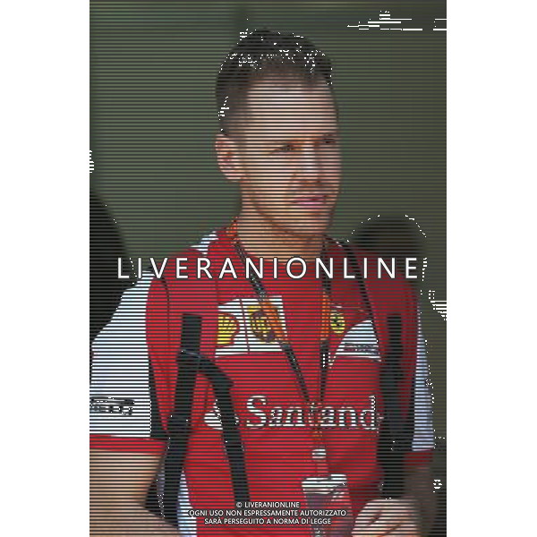 Sebastian Vettel (GER) Ferrari. 11.03.2015. Formula 1 World Championship, Rd 1, Australian Grand Prix, Albert Park, Melbourne, Australia, Preparation Day. AG ALDO LIVERANI SAS ONLY ITALY