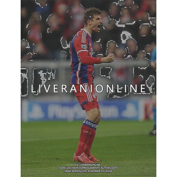 firo Fu§ball,Fussball, 11.03.2015 Uefa Champions League, CL, Saison 2014/2015 Achtelfinale RŸckspiel FC Bayern MŸnchen, Muenchen, FCB, - FC Schachtar Donezk, Jubel, jubeln, Gestik, Thomas MŸller, Mueller, Bayern, $worldrightsEs gelten unsere AGB, einsehbar auf www.firosportphoto.de copyright by firo sportphoto: Coesfelder Str.207 48249 DŸlmen www.firosportphoto.de mail@firosportphoto.de (V o l k s b a n k B o c h u m - W i t t e n ) BLZ.: 430 601 29 Kt. Nr.: 341 117 100 Tel:Ê 02594 - 9916004 Fax:Ê02594 - 9916005 AG ALDO LIVERANI SAS ONLY ITALY