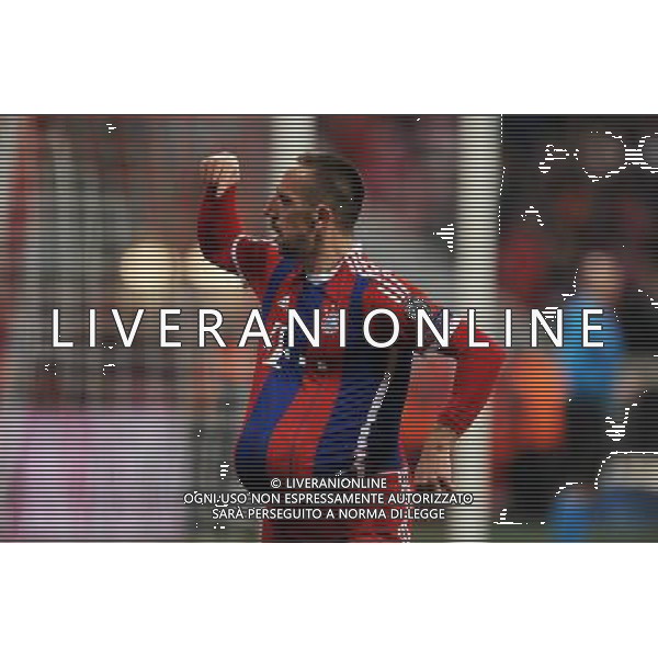firo Fu§ball,Fussball, 11.03.2015 Uefa Champions League, CL, Saison 2014/2015 Achtelfinale RŸckspiel FC Bayern MŸnchen, Muenchen, FCB, - FC Schachtar Donezk, Jubel, jubeln, Gestik, Franck Ribery, Bayern, $worldrightsEs gelten unsere AGB, einsehbar auf www.firosportphoto.de copyright by firo sportphoto: Coesfelder Str.207 48249 DŸlmen www.firosportphoto.de mail@firosportphoto.de (V o l k s b a n k B o c h u m - W i t t e n ) BLZ.: 430 601 29 Kt. Nr.: 341 117 100 Tel:Ê 02594 - 9916004 Fax:Ê02594 - 9916005 AG ALDO LIVERANI SAS ONLY ITALY
