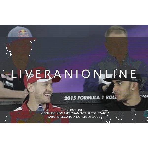 Sebastian Vettel (GER), Scuderia Ferrari and Lewis Hamilton (GBR), Mercedes AMG F1 Team 12.03.2015. Formula 1 World Championship, Rd 1, Australian Grand Prix, Albert Park, Melbourne, Australia, Preparation Day. AG ALDO LIVERANI SAS ONLY ITALY