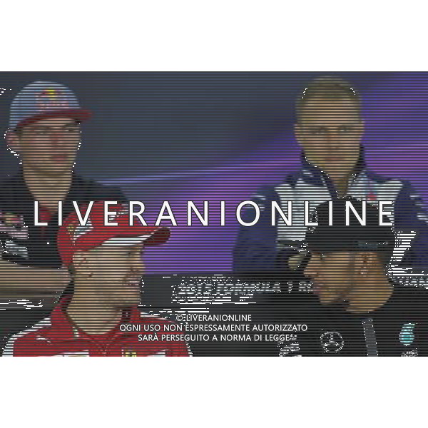 Sebastian Vettel (GER), Scuderia Ferrari and Lewis Hamilton (GBR), Mercedes AMG F1 Team 12.03.2015. Formula 1 World Championship, Rd 1, Australian Grand Prix, Albert Park, Melbourne, Australia, Preparation Day. AG ALDO LIVERANI SAS ONLY ITALY