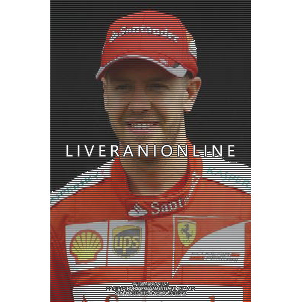 Sebastian Vettel (GER) Ferrari. 12.03.2015. Formula 1 World Championship, Rd 1, Australian Grand Prix, Albert Park, Melbourne, Australia, Preparation Day. AG ALDO LIVERANI SAS ONLY ITALY