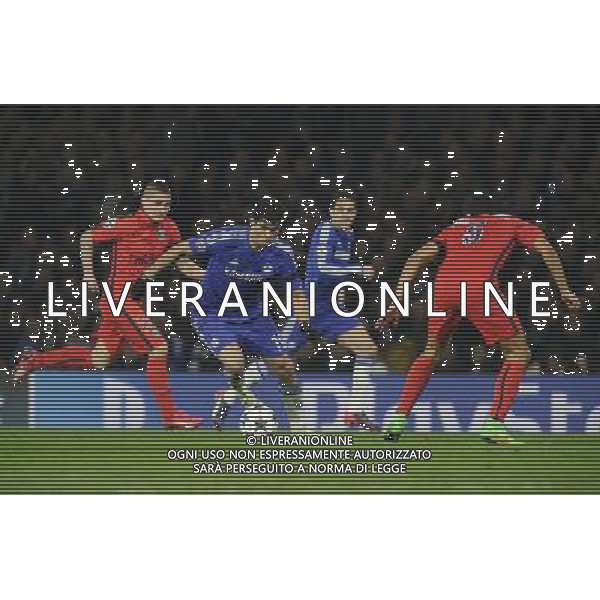 Chelsea\'s Diego Costa in action during todays match Photographer Ashley Western/CameraSport Football - UEFA Champions League Round of 16, Second Leg - Chelsea v Paris Saint-Germain - Wednesday 11th March 2015 - Stamford Bridge - London © CameraSport - 43 Linden Ave. Countesthorpe. Leicester. England. LE8 5PG - Tel: +44 (0) 116 277 4147 - admin@camerasport.com - www.camerasport.com AG ALDO LIVERANI SAS ONLY ITALY