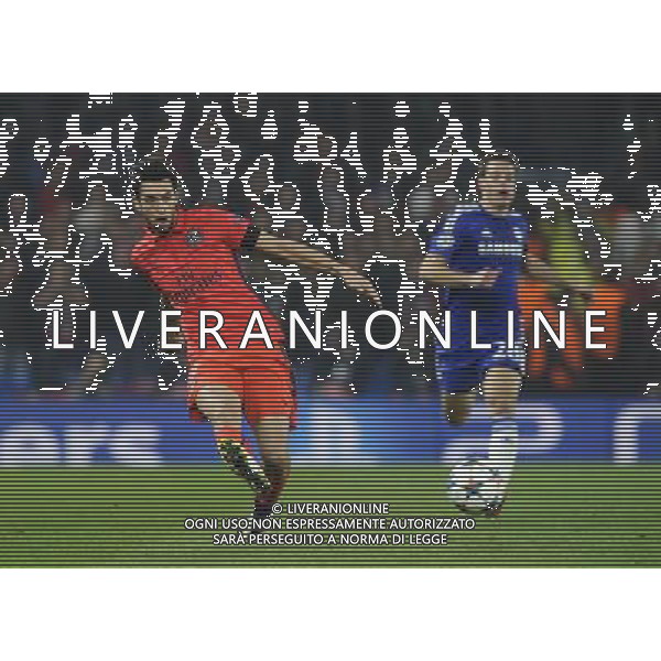 Paris Saint-Germain\'s Javier Pastore in action during todays match Photographer Ashley Western/CameraSport Football - UEFA Champions League Round of 16, Second Leg - Chelsea v Paris Saint-Germain - Wednesday 11th March 2015 - Stamford Bridge - London © CameraSport - 43 Linden Ave. Countesthorpe. Leicester. England. LE8 5PG - Tel: +44 (0) 116 277 4147 - admin@camerasport.com - www.camerasport.com AG ALDO LIVERANI SAS ONLY ITALY