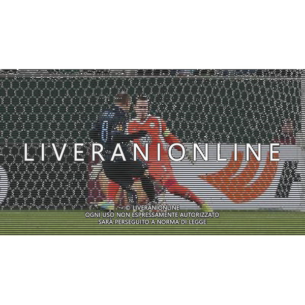 firo Fu§ball,Fussball, 12.03.2015 UEFA Europa-League Saison 2014/2015 Achtelfinale, 1/8-Finale VFL Wolfsburg - Inter Mailand, Football Club Internazionale Milano, Inter, Palacio erzielt das Tor zum 1-0 gegen Diego Benaglio $worldrightsEs gelten unsere AGB, einsehbar auf www.firosportphoto.de copyright by firo sportphoto: Coesfelder Str. 207 D- 48249 DŸlmen www.firosportphoto.de mail@firosportphoto.de (V o l k s b a n k B o c h u m - W i t t e n ) BLZ.: 430 601 29 Kt. Nr.: 341 117 100 Tel: +49-2594 - 9916004 Fax: +49-2594 - 9916005 /Agenzia Aldo Liverani Sas - ITALY ONLY - EDITORIAL USE ONLY