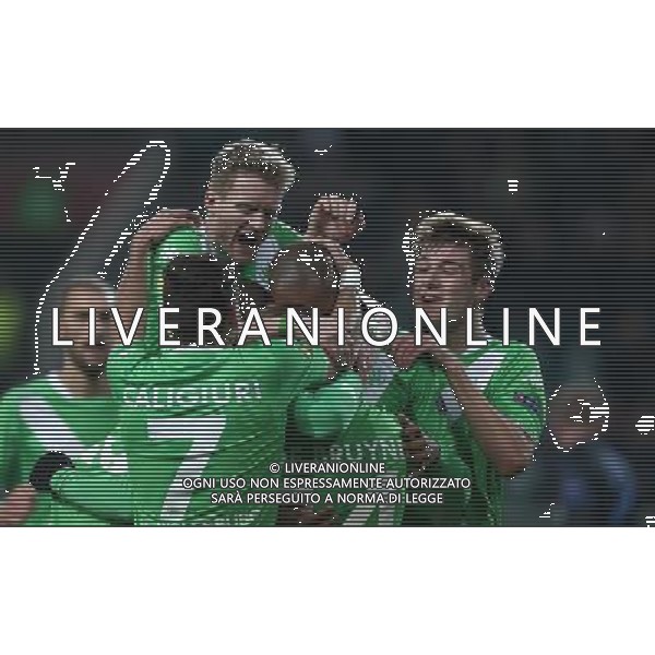 firo Fu§ball,Fussball, 12.03.2015 UEFA Europa-League Saison 2014/2015 Achtelfinale, 1/8-Finale VFL Wolfsburg - Inter Mailand, Football Club Internazionale Milano, Wolfsburg, jubel, Torjubel, nach dem Tor zum 1-1, Naldo mit Guilavogui und SchŸrrle $worldrightsEs gelten unsere AGB, einsehbar auf www.firosportphoto.de copyright by firo sportphoto: Coesfelder Str. 207 D- 48249 DŸlmen www.firosportphoto.de mail@firosportphoto.de (V o l k s b a n k B o c h u m - W i t t e n ) BLZ.: 430 601 29 Kt. Nr.: 341 117 100 Tel: +49-2594 - 9916004 Fax: +49-2594 - 9916005 /Agenzia Aldo Liverani sas - ITALY ONLY - EDITORIAL USE ONLY