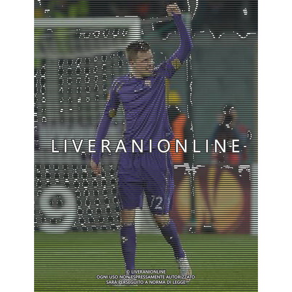 UEFA Europa League 2014/2015 Ottavi di Finale Andata Firenze - 12.03.2015 Fiorentina-Roma Nella Foto: esultanza dopo il gol di ilicic /Ph.Vitez-Ag. Aldo Liverani