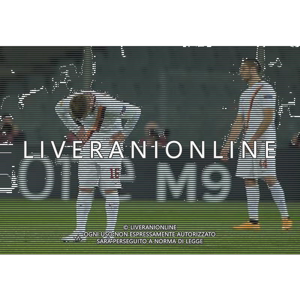 UEFA Europa League 2014/2015 Ottavi di Finale Andata Firenze - 12.03.2015 Fiorentina-Roma Nella Foto:delusione di daniele de rossi /Ph.Vitez-Ag. Aldo Liverani