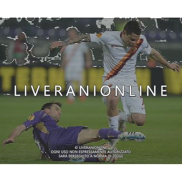 UEFA Europa League 2014/2015 Ottavi di Finale Andata Firenze - 12.03.2015 Fiorentina-Roma Nella Foto:iturbe badelj /Ph.Vitez-Ag. Aldo Liverani