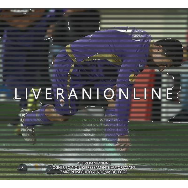 UEFA Europa League 2014/2015 Ottavi di Finale Andata Firenze - 12.03.2015 Fiorentina-Roma Nella Foto:la rabbia di david pizarro per l\'infortunio /Ph.Vitez-Ag. Aldo Liverani