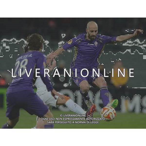 UEFA Europa League 2014/2015 Ottavi di Finale Andata Firenze - 12.03.2015 Fiorentina-Roma Nella Foto:borja valero /Ph.Vitez-Ag. Aldo Liverani
