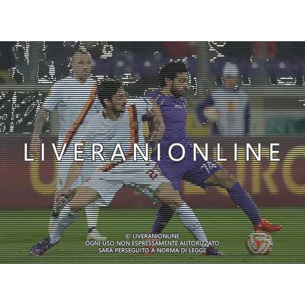 UEFA Europa League 2014/2015 Ottavi di Finale Andata Firenze - 12.03.2015 Fiorentina-Roma Nella Foto:salah astori /Ph.Vitez-Ag. Aldo Liverani