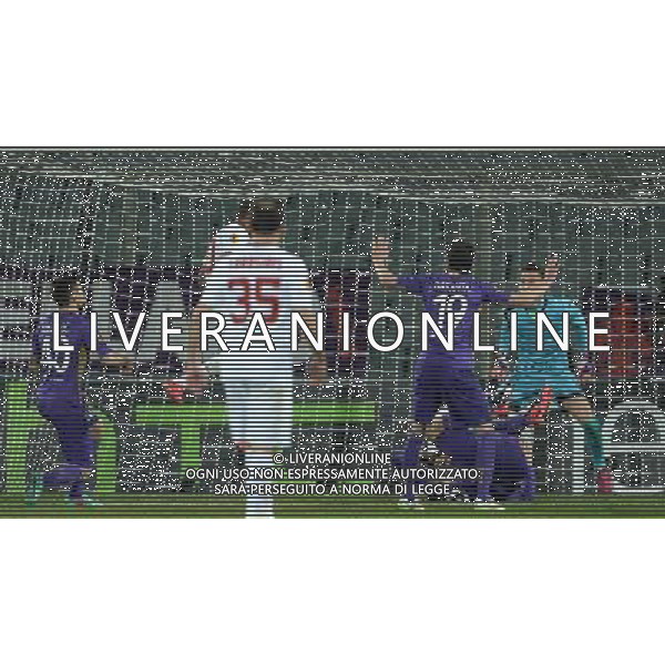 UEFA Europa League 2014/2015 Ottavi di Finale Andata Firenze - 12.03.2015 Fiorentina-Roma Nella Foto: il gol del pareggio di keita /Ph.Vitez-Ag. Aldo Liverani