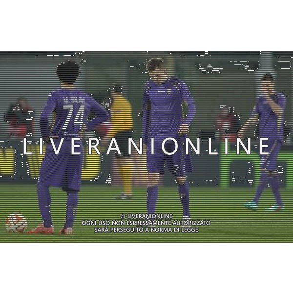 UEFA Europa League 2014/2015 Ottavi di Finale Andata Firenze - 12.03.2015 Fiorentina-Roma Nella Foto:delusione ilicic salah tomovic /Ph.Vitez-Ag. Aldo Liverani