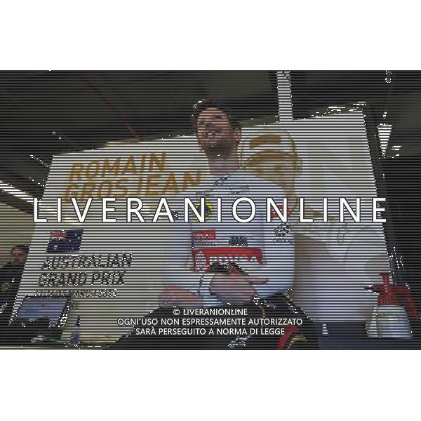 Romain Grosjean (FRA) Lotus F1 Team. 13.03.2015. Formula 1 World Championship, Rd 1, Australian Grand Prix, Albert Park, Melbourne, Australia, Practice Day. AG ALDO LIVERANI SAS ONLY ITALY