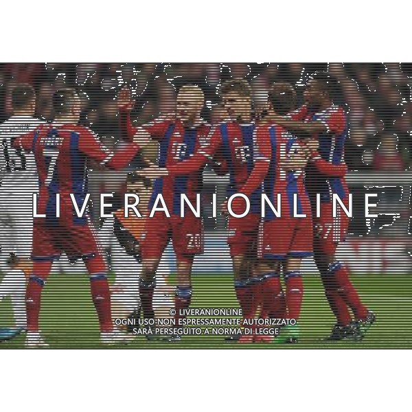 firo Fu§ball,Fussball, 11.03.2015 Uefa Champions League, CL, Saison 2014/2015 Achtelfinale RŸckspiel FC Bayern MŸnchen, Muenchen, FCB, - FC Schachtar Donezk, 7 : 0, Jubel, jubeln, Gestik, um Thomas MŸller, Mueller, Bayern, $worldrightsEs gelten unsere AGB, einsehbar auf www.firosportphoto.de copyright by firo sportphoto: Coesfelder Str.207 48249 DŸlmen www.firosportphoto.de mail@firosportphoto.de (V o l k s b a n k B o c h u m - W i t t e n ) BLZ.: 430 601 29 Kt. Nr.: 341 117 100 Tel:Ê 02594 - 9916004 Fax:Ê02594 - 9916005 AG ALDO LIVERANI SAS ONLY ITALY